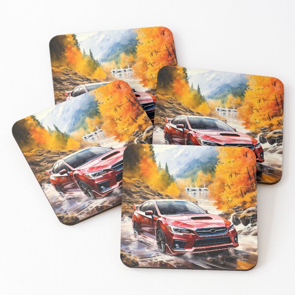 Item preview, Dynamic Rally Sports Car In Stunning Autumn Wonderland designed and sold by RevUpDesign.