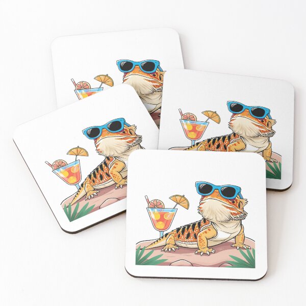 Item preview, Dwarf Bearded Dragon – Mini Dino with Charm designed and sold by bydaisygrillo.
