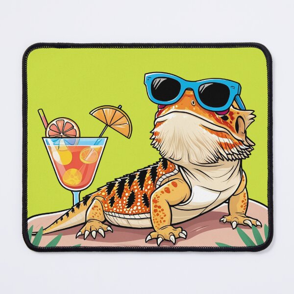 Item preview, Dwarf Bearded Dragon – Mini Dino with Charm designed and sold by bydaisygrillo.