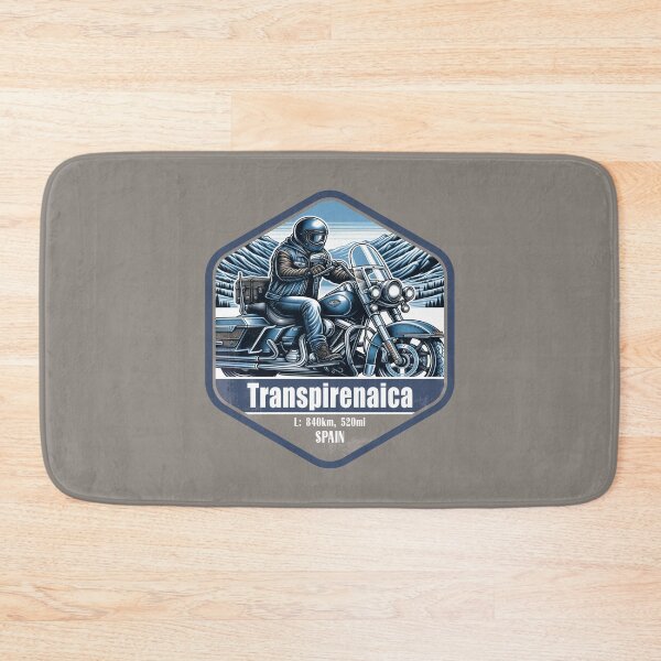 Item preview, Transpirenaica Road GR 11 Spain Vintage Motorcycling Design designed and sold by CynthiaGraphics.
