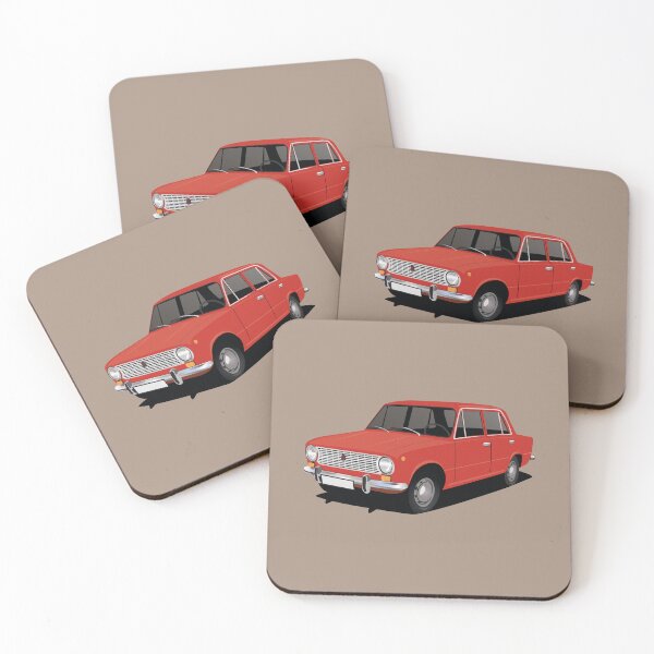 Item preview, VAZ-2101 - Lada 1200 - red designed and sold by knappidesign.