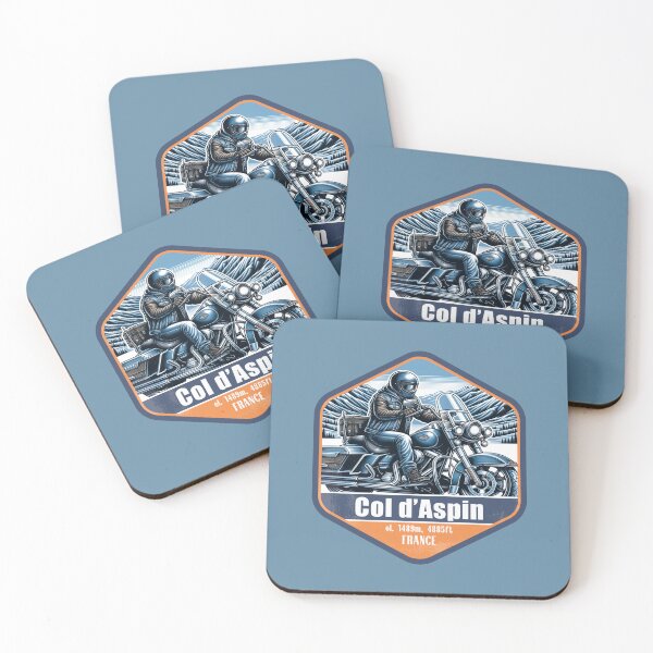 Item preview, Col d'Aspin France Vintage Motorcycling Design designed and sold by CynthiaGraphics.