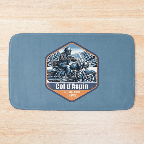 Item preview, Col d'Aspin France Vintage Motorcycling Design designed and sold by CynthiaGraphics.