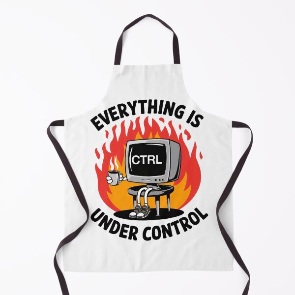 Item preview, Funny Everything Is Under Control - Retro Computer Chaos Meme designed and sold by Trend Pixel Co..
