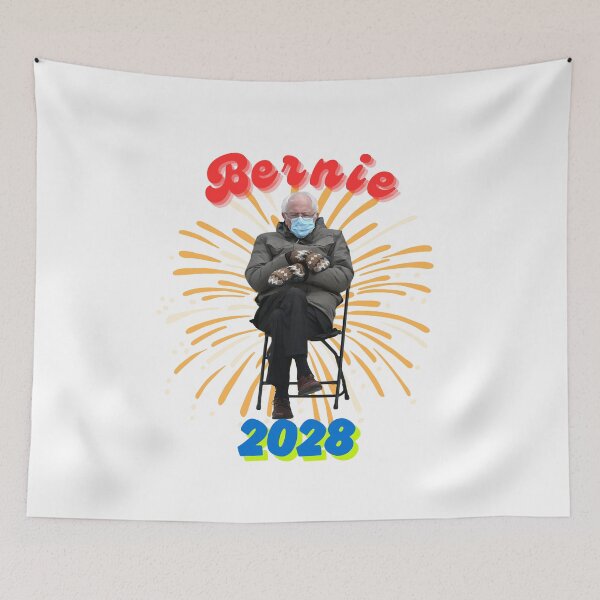 Item preview, Bernie for President, Sanders, political, 2028, meme, funnyfits70, Humor, Funny, retro, vintages, funny quotes, animal humor, designed and sold by FunnyFits70.