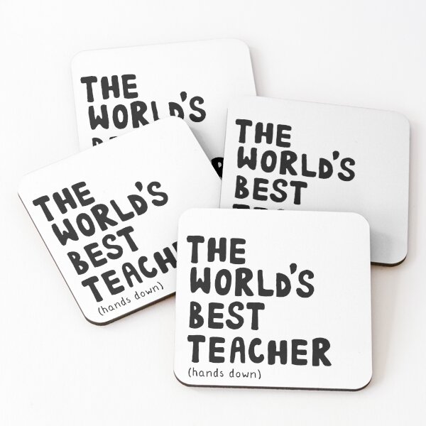 Item preview, The World's Best Teacher (hands down) designed and sold by DoctorMeClever.