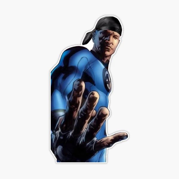 Fantastic Four Mr Fantastic Throwing up 4s 