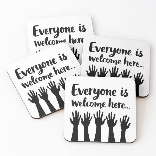 Item preview, Everyone is Welcome Here designed and sold by AsreArt.