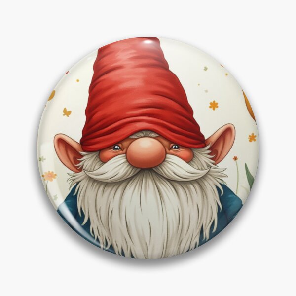 Item preview, cute gnome - happy dwarf in the garden designed and sold by Connys Colorful World.