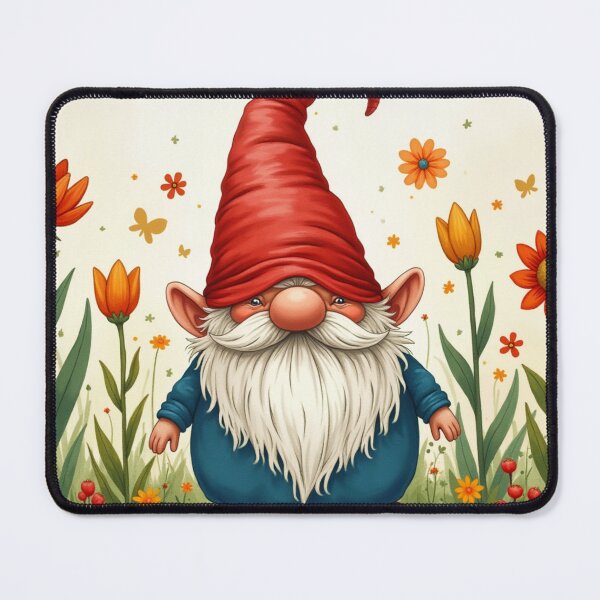 Item preview, cute gnome - happy dwarf in the garden designed and sold by Connys Colorful World.
