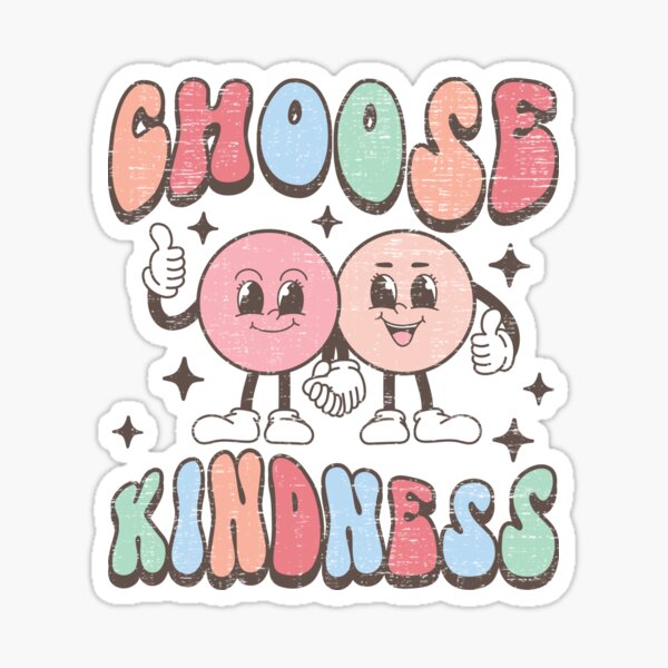 Item preview, Choose Kindness Retro Pals designed and sold by Dopamine.Departures.