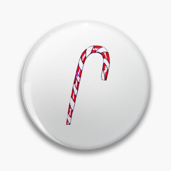 Item preview, Candy Cane – Felt Tip Sticker Design designed and sold by Vision Illustrated.