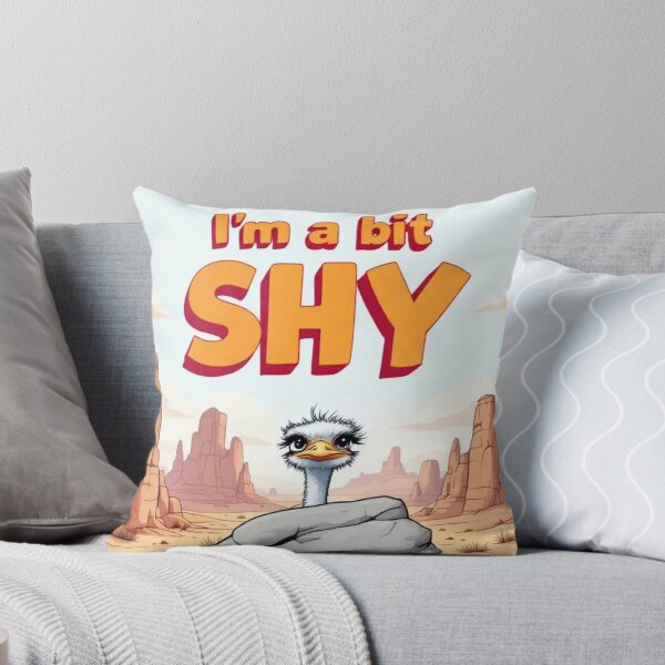 Item preview, I’m a Bit Shy (Peek-a-Boo Ostrich) 3 designed and sold by SteadyRolling.
