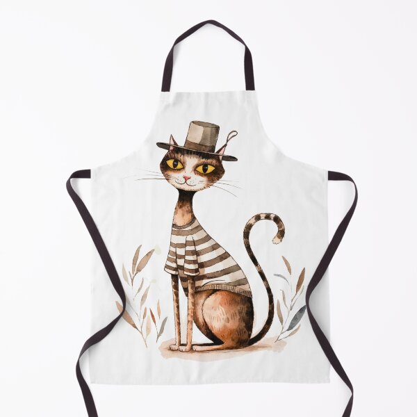 Item preview, Trendy Cat, Cute Feline Art Trendy Artistic Animal - Cozy Cat designed and sold by SlocifieShop.
