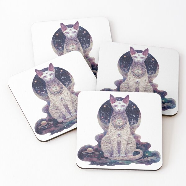 Item preview, Cosmic cat designed and sold by MendaciousMina.