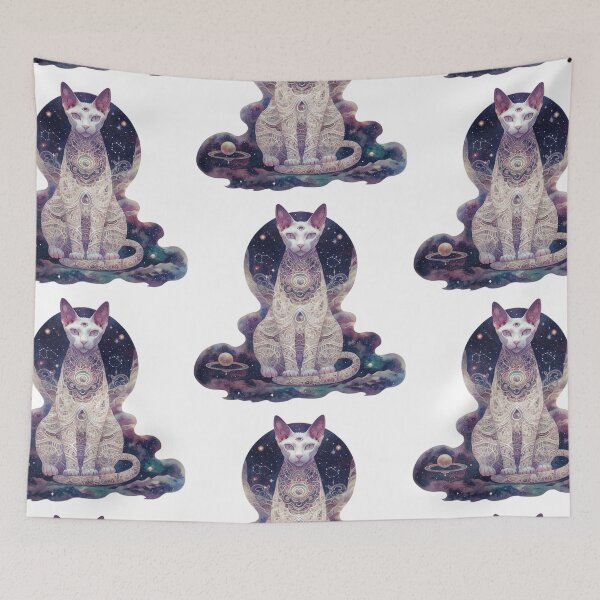 Item preview, Cosmic cat designed and sold by MendaciousMina.