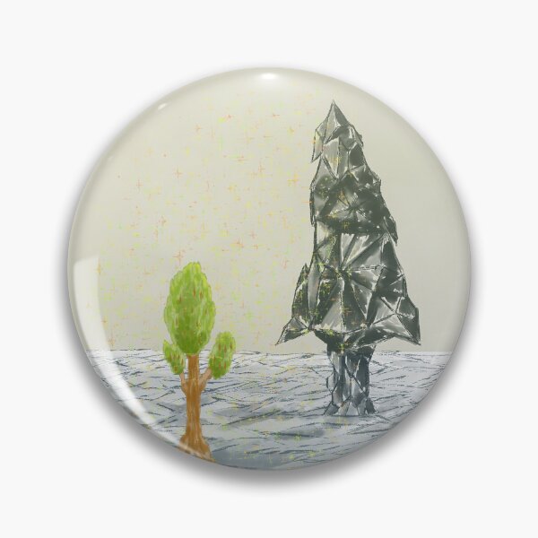 Item preview, Conversation between a green tree and stone tree  designed and sold by greenPQBstudio.