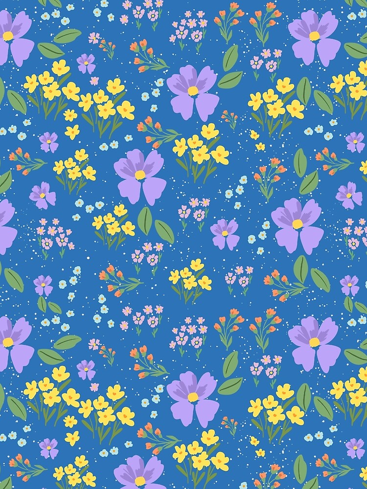 Thumbnail 3 of 3, Scarf, Spring Flowers designed and sold by myFox.