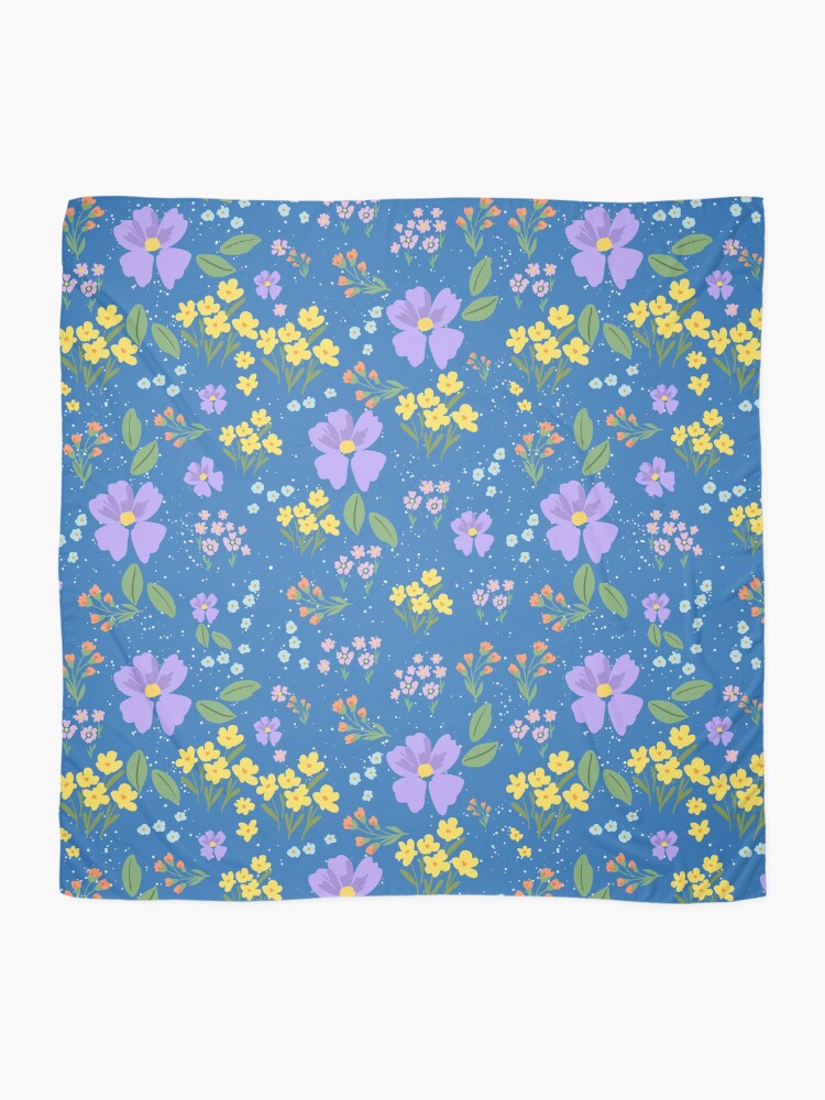 Thumbnail 2 of 3, Scarf, Spring Flowers designed and sold by myFox.
