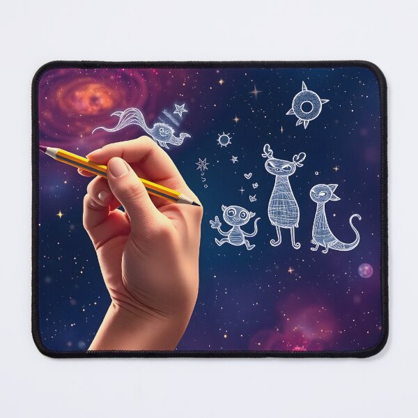 Item preview, Starry Sketches: Magical Night of Creation designed and sold by AbstractAuraArt.
