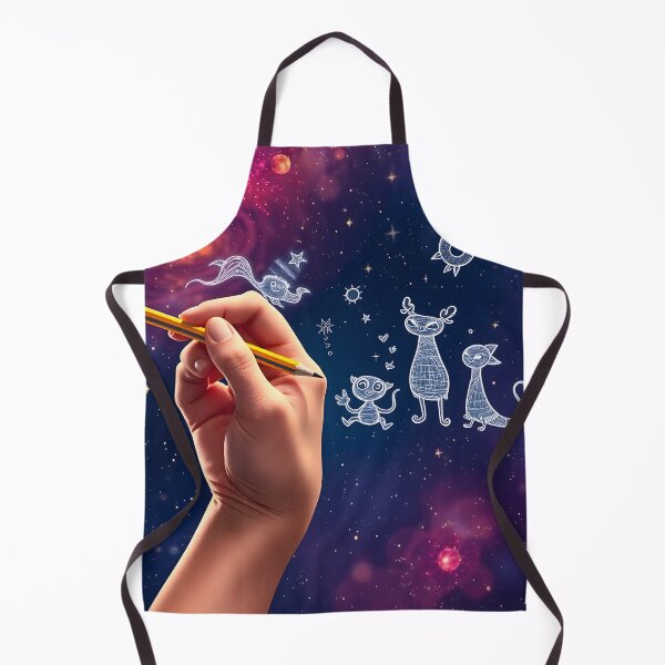 Item preview, Starry Sketches: Magical Night of Creation designed and sold by AbstractAuraArt.