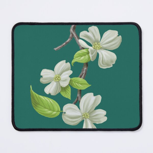 Item preview, Flowering Dogwood Branch with Flowers and Leaves designed and sold by Nick Garnhart.
