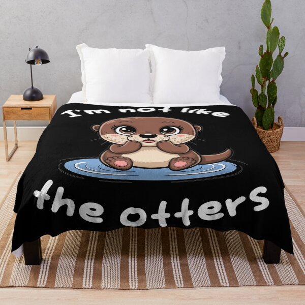 Item preview, I'm Not Like the Otters - Cute otter with puns designed and sold by beDiceDesigns.