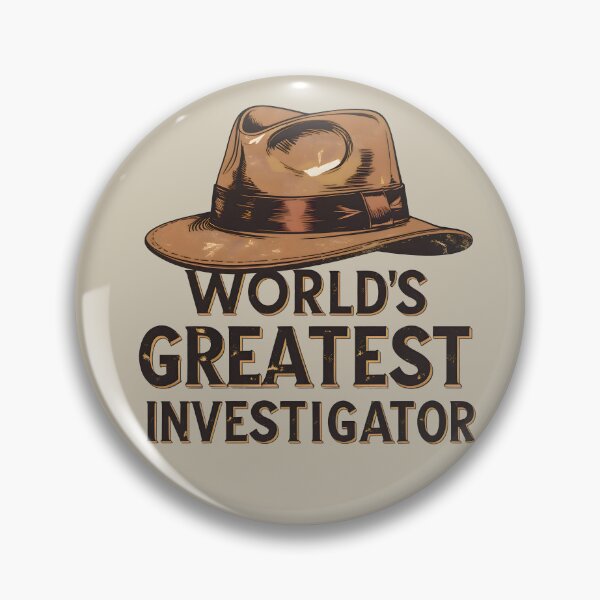 Item preview, World's greatest investigator designed and sold by Darkifun.