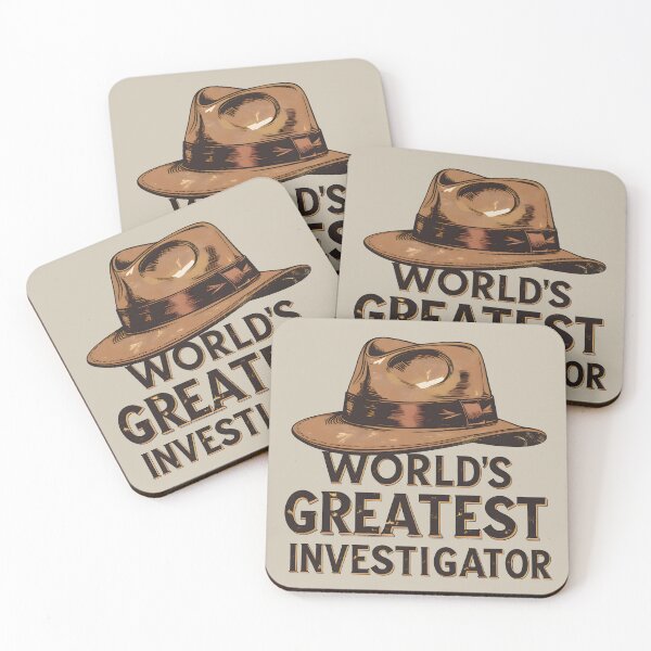 Item preview, World's greatest investigator designed and sold by Darkifun.