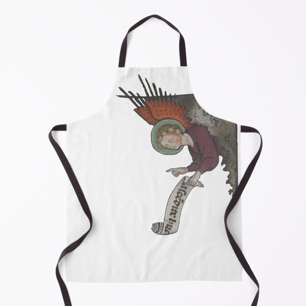 Item preview, Medieval red winged angel with scroll designed and sold by IllmadeErrant.