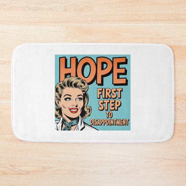 Item preview, Hope, disappointment, low expectations. dark, silly, meme, funnyfits70, Humor, Funny, retro, vintages, funny quotes, animal humor, designed and sold by FunnyFits70.