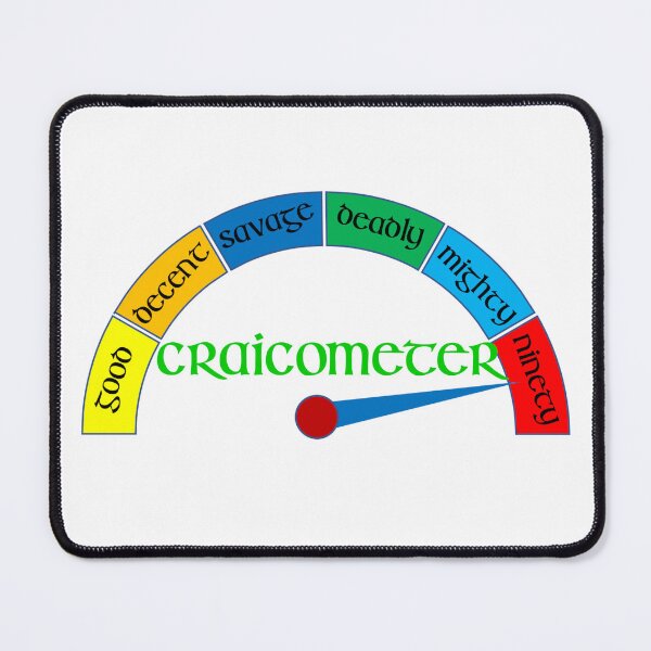 Item preview, Craicometer - Irish Craic Speedometer Design designed and sold by CelticConcepts.
