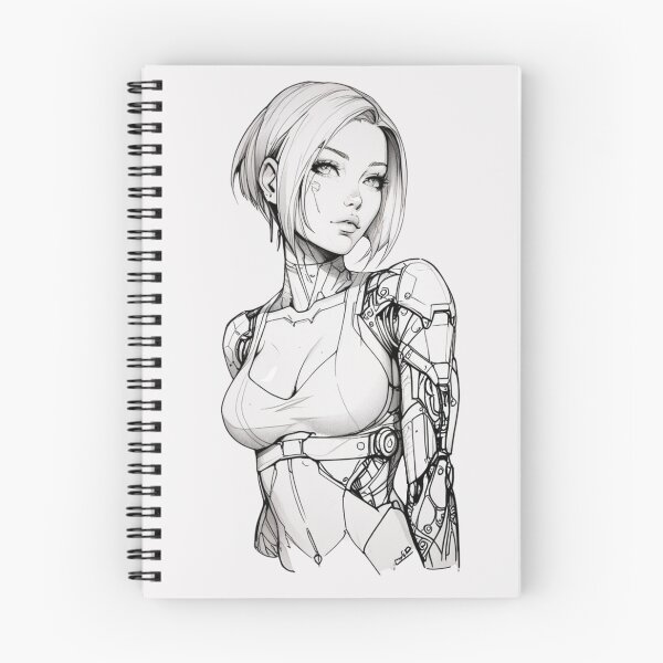 Item preview, Cyborg Girl designed and sold by ArtCraftLab.