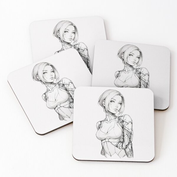 Item preview, Cyborg Girl designed and sold by ArtCraftLab.