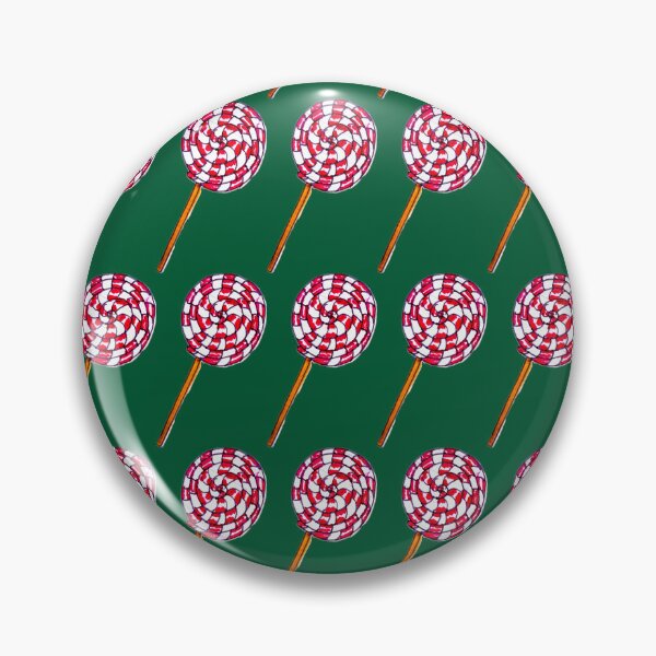 Item preview, Candy Cane Lollipop – Felt Tip Sticker Design designed and sold by Vision Illustrated.