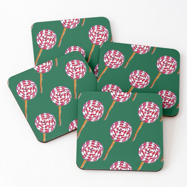 Item preview, Candy Cane Lollipop – Felt Tip Sticker Design designed and sold by Vision Illustrated.