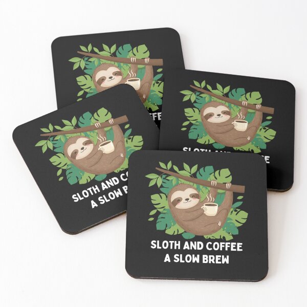 Item preview, Sloth and Coffee A Slow Brew Funny Design designed and sold by MotivaChic.