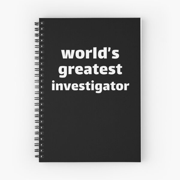 Item preview, Typography worlds greatest investigator designed and sold by Darkifun.