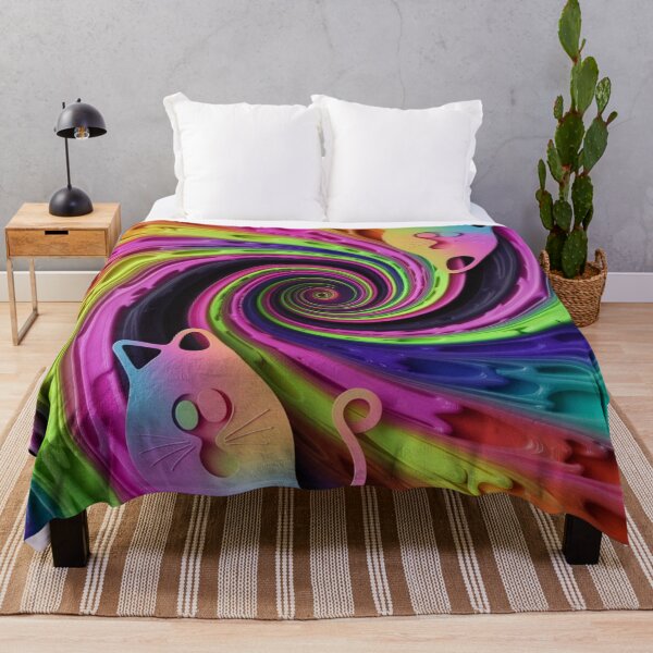 Item preview, Tie-Dye Cats 5 designed and sold by Dose of Dysfunction.