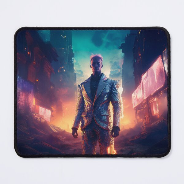Item preview, Glitch Rebellion: Anti-Tech Mogul Portrait designed and sold by Rethrowback.