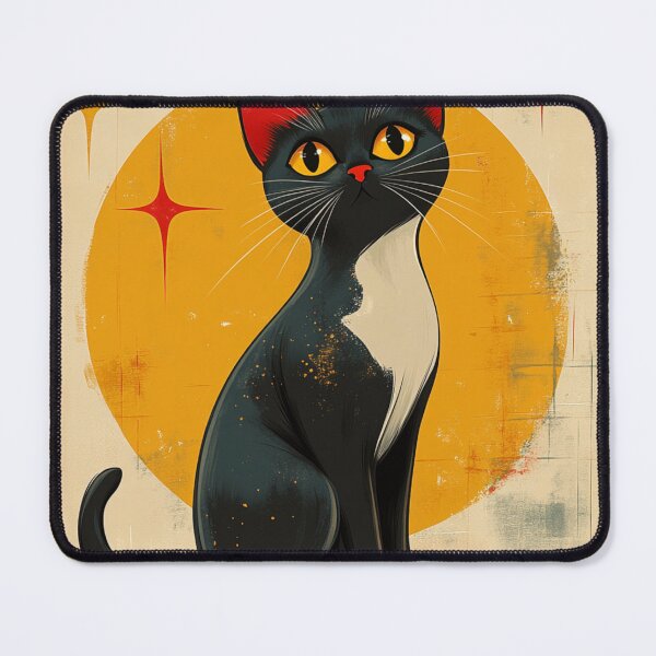 Item preview, Atomic retro cat designed and sold by MendaciousMina.