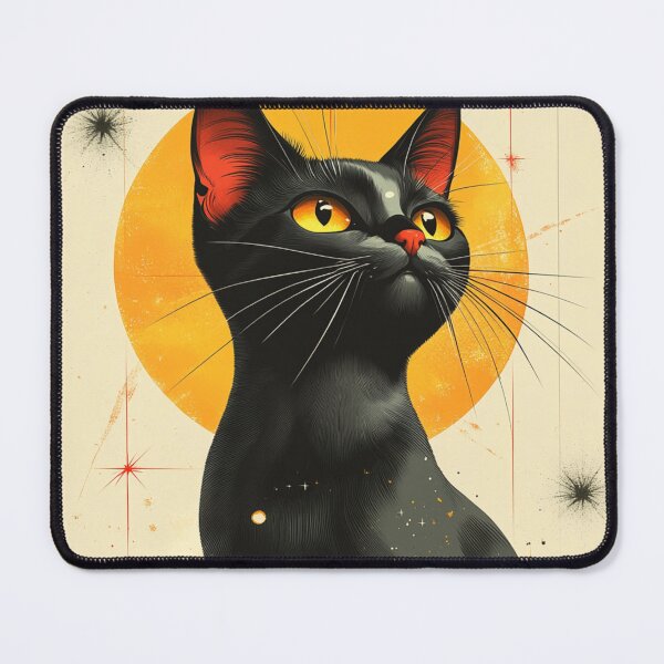 Item preview, Atomic retro cat designed and sold by MendaciousMina.