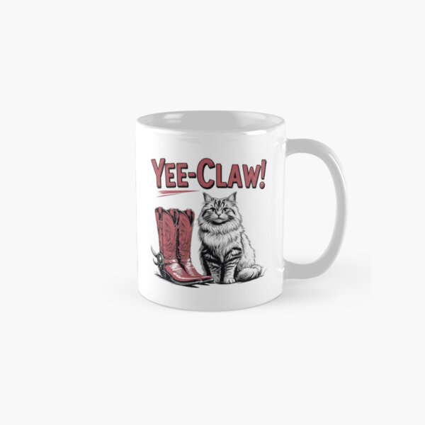 Item preview, Yee-Claw! Western Cowboy Cat & Boots designed and sold by DigitalColorInk.