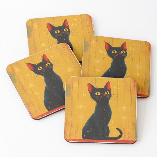 Item preview, Atomic retro cat designed and sold by MendaciousMina.