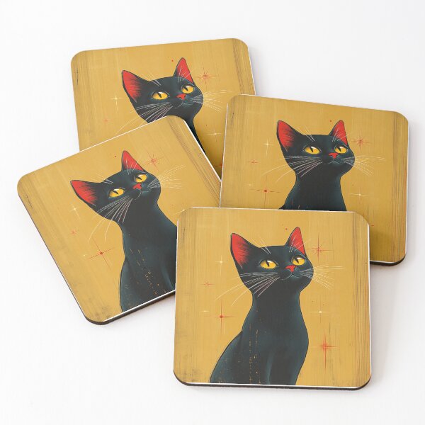Item preview, Atomic retro cat designed and sold by MendaciousMina.