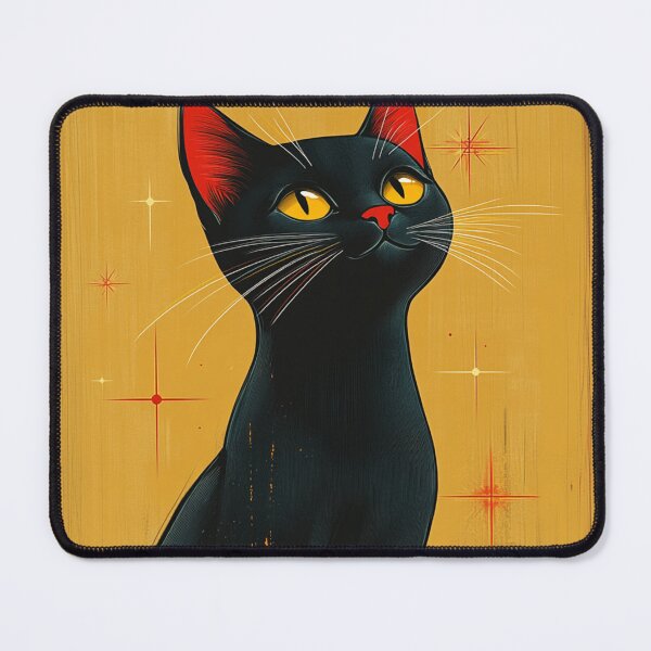 Item preview, Atomic retro cat designed and sold by MendaciousMina.