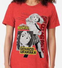 Ochaco Uraraka: Hero Style Tri-blend T-Shirt
