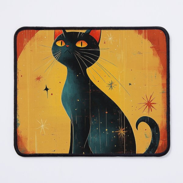 Item preview, Atomic retro cat designed and sold by MendaciousMina.