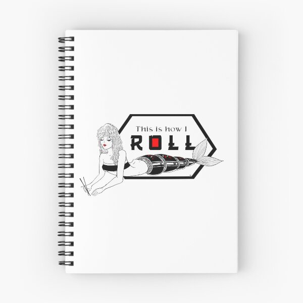 Item preview, Sushi Mermaid – “This Is How I Roll” Pun Design designed and sold by Riddlestiltskin.