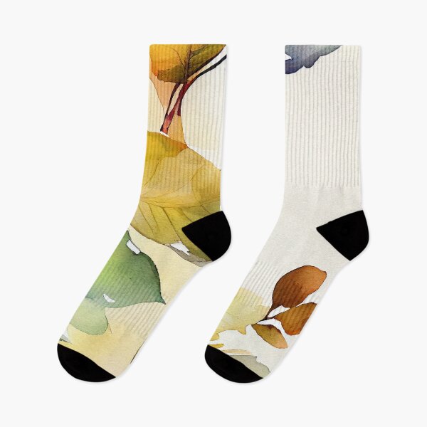 Item preview, Watercolor colors leaves pattern #nature designed and sold by JBJart.